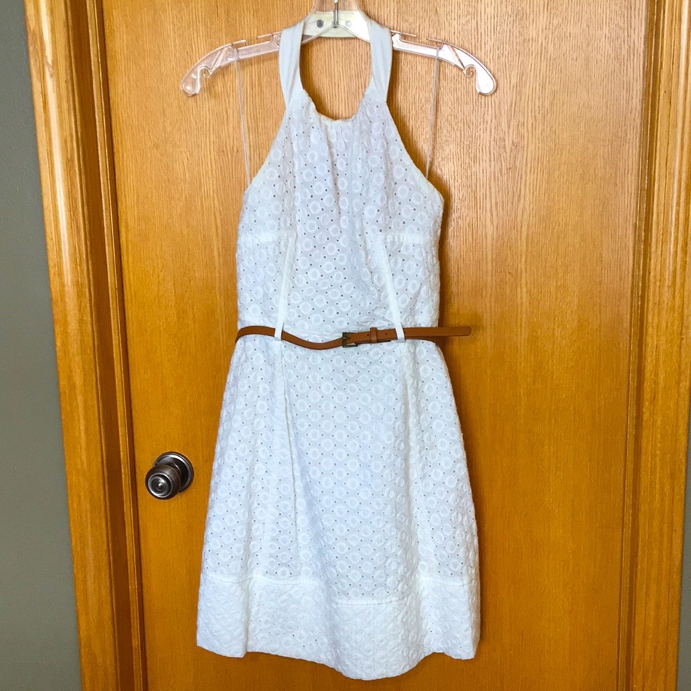 White Eyelet Dress